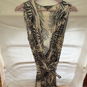 Tommy Bahama Monochrome Leaf Print Dress